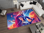 Thor Custom Rug – Epic Decor for Marvel Fans, Movie Carpet