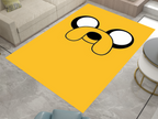 Jake the Dog Adventure Time Rug - Bright and Playful Cartoon Design, Cartoon Carpet
