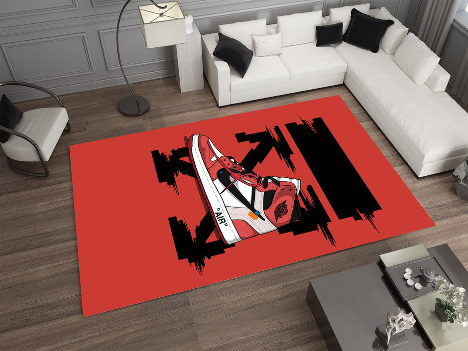 Air Jordan 1 x Off-White Custom Rug – A Must-Have Carpet for Sneakerheads