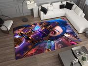 Arcane Jinx Rug, League of Legends Carpet, Gamer Rug Decoration