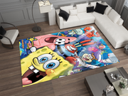 SpongeBob Rug, Cartoon-Inspired Carpet, Kids' Room Rug