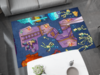 Minecraft Dungeon Adventure Custom Rug – Perfect for Gamers and Adventurers Carpet