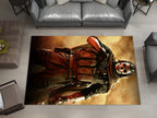 Call of Duty Soldier Rug – Epic Gaming Decor for Action Fans, Gamer Carpet