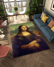 Mona Lisa Art Rug – Iconic Masterpiece for Your Living Space, Aesthetic Carpet