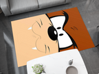 Taz Face Monster Rug - Tasmanian Devil Design for Looney Tunes Fans, Cartoon Carpet