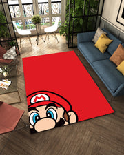 Super Mario Custom Rug – Fun and Playful Decor for Gamers, Gaming Carpet