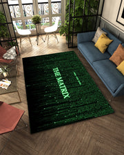 The Matrix Custom Rug – Futuristic Decor for Sci-Fi Fans, Movie Cinema Carpet