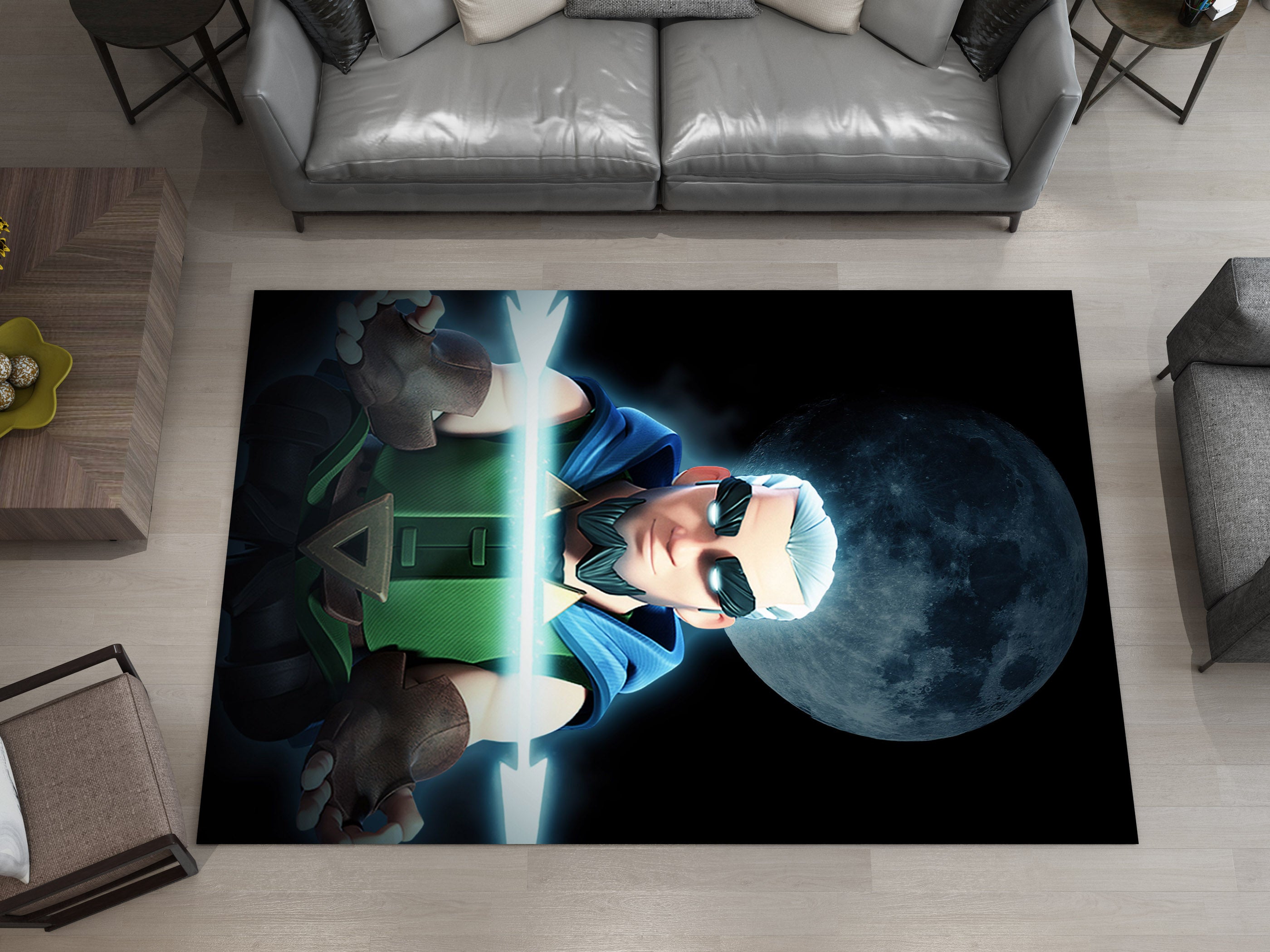 Clash Royale Rug, Gamer Carpet, Battle Arena Inspired Decor