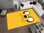 Jake the Dog Adventure Time Rug - Bright and Playful Cartoon Design, Cartoon Carpet