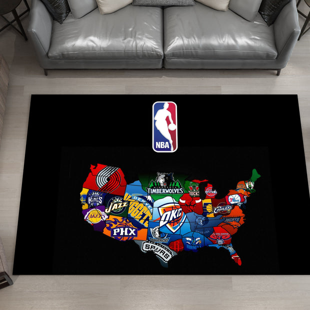 NBA Nike Basketball Custom Rug – Iconic Basketball Design for Your Space, GYM Carpet