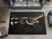 NBA Basketball Curry Rug – Iconic Basketball Design for Your Space, GYM Carpet