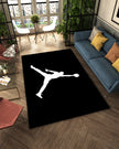 Nike Jordan-Inspired Custom Rug – Iconic Basketball Design for Your Space, GYM Carpet