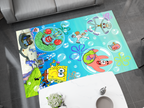 SpongeBob Rug, Cartoon-Inspired Carpet, Kids' Room Rug
