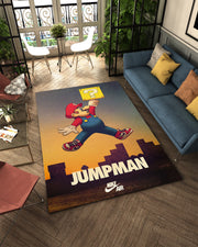 Nike Air Jumpman x Super Mario Rug – The Ultimate Crossover Carpet for Gamers and Sneakerheads
