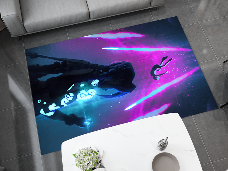 Arcane Jinx Rug, League of Legends Carpet, Gamer Rug Decoration