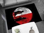 Naruto Inspired Rug, Epic Uchiha Brothers Design, Anime Home Decor Carpet