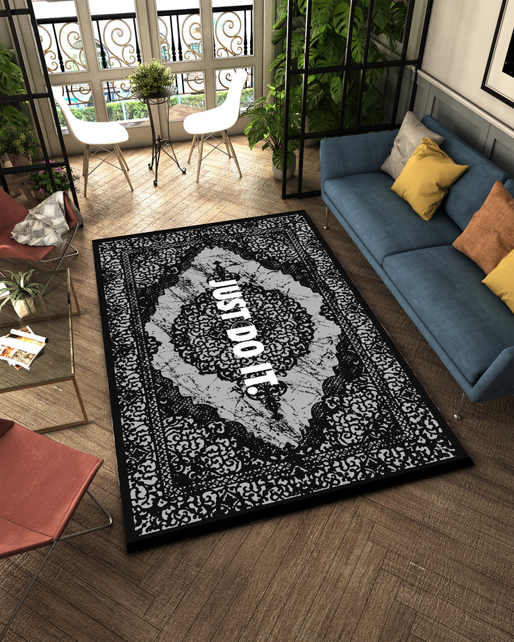Nike "Just Do It" Custom Rug – Bold Statement Piece for Your Space, Cultural Mixed Nike Carpet