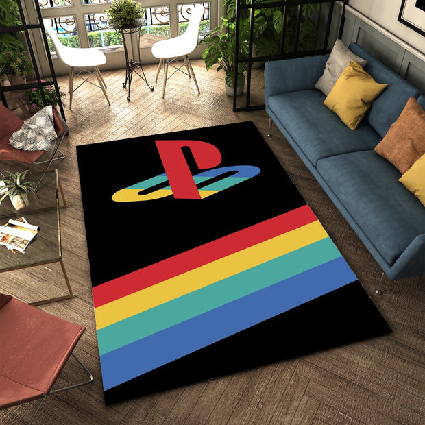 Playstation Rug, Gamer Decoration Carpet, Gaming Room Deco
