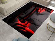 Itachi Uchiha Rug, Naruto Sharingan Rug, Anime Fan Decor