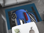 Supra Car Rug, Racing Inspired Carpet, Garage Rug, Toyota Supra Decoration