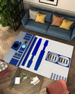 Star Wars R2-D2 Custom Rug – A Must-Have for Galactic Fans, Star Wars Carpet