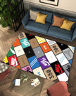 Sneakerhead Box Logo Rug – Perfect for Streetwear and Sneaker Enthusiasts Carpet