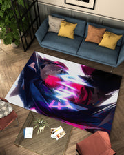 Arcane Jinx Rug, League of Legends Carpet, Gamer Rug Decoration