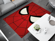 Spiderman Spidey Face Rug, Cartoon-Inspired Carpet, Marvel Spiderman Rug, Geek Gift
