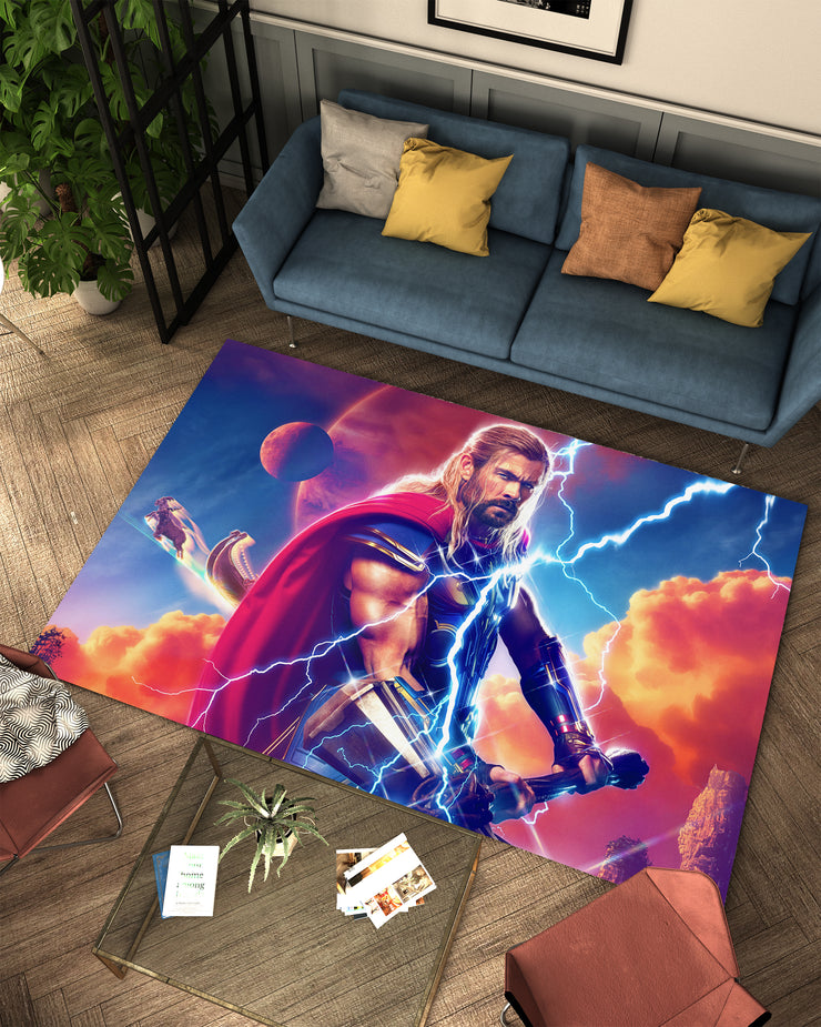 Thor Custom Rug – Epic Decor for Marvel Fans, Movie Carpet
