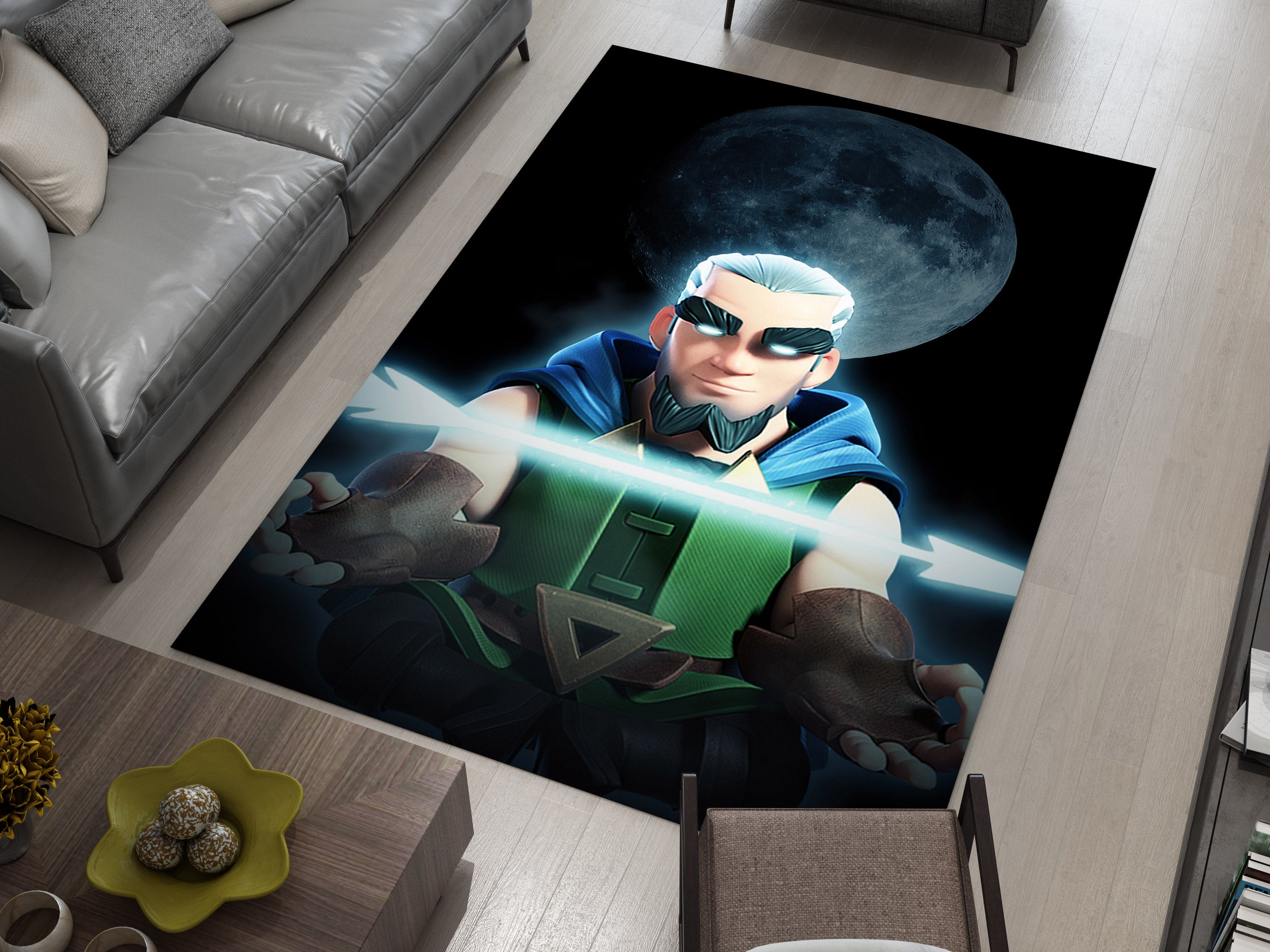 Clash Royale Rug, Gamer Carpet, Battle Arena Inspired Decor