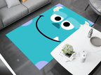 Sully's Smile Monsters Rug, Cartoon-Inspired Carpet, Kids' Room Rug