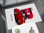 Nissan Skyline GTR Car Rug, Racing Inspired Carpet, Garage Rug