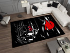 Nissan GTR Car Rug, Racing Inspired Carpet, Garage Rug