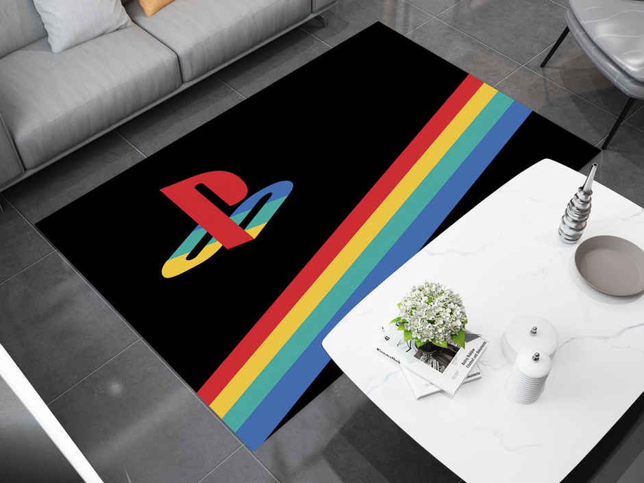 Playstation Rug, Gamer Decoration Carpet