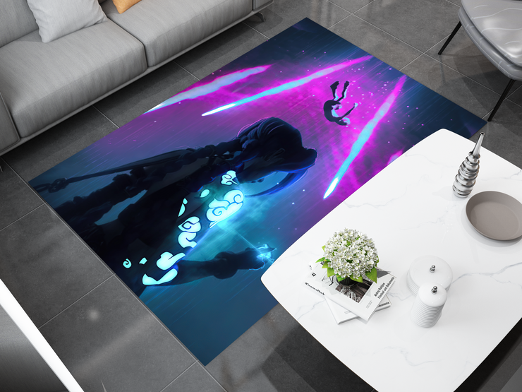 Arcane Jinx Rug, League of Legends Carpet, Gamer Rug Decoration