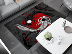 Yin Yang Koi Rug, Asian Decoration Carpet, Cozy Rug