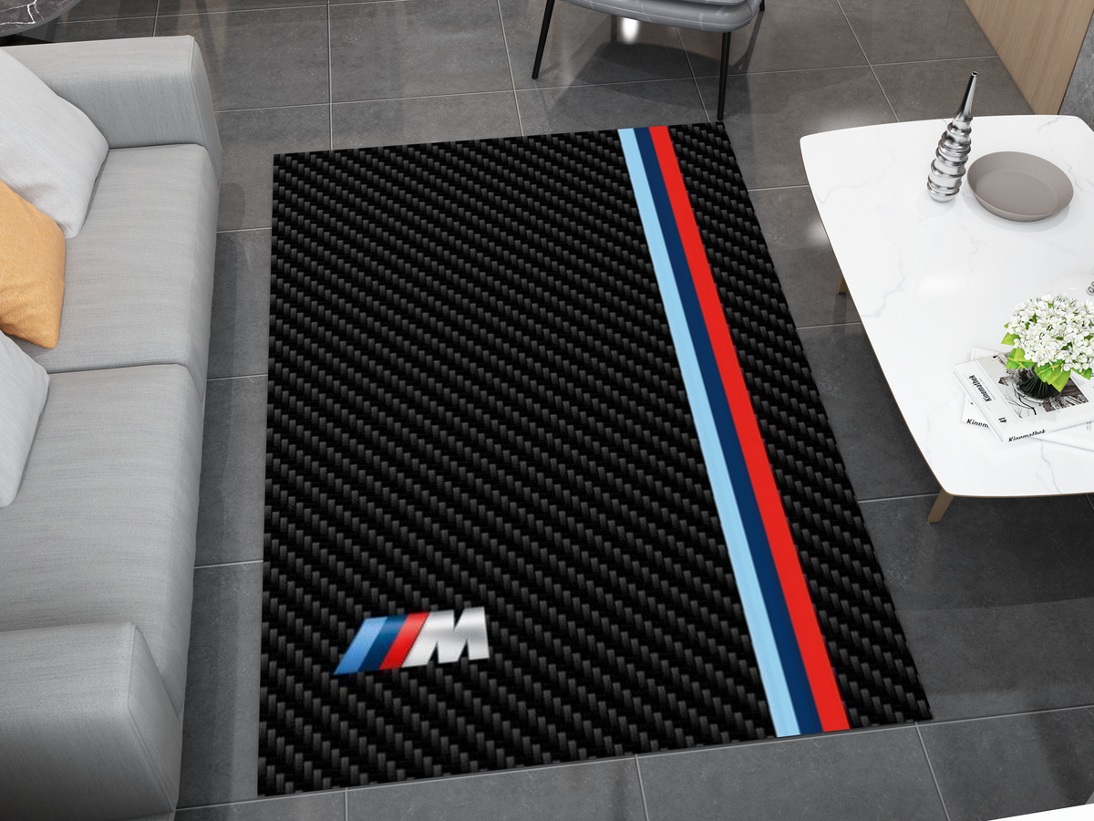 Bmw Outdoor Rug BMW Car Rug, Racing Inspired Carpet, Garage Rug – Duct Rug Carpet