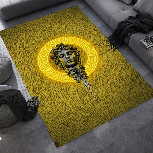 Versace-Inspired Medusa Rug – Luxury Statement for Your Space, Designer Brand Carpet