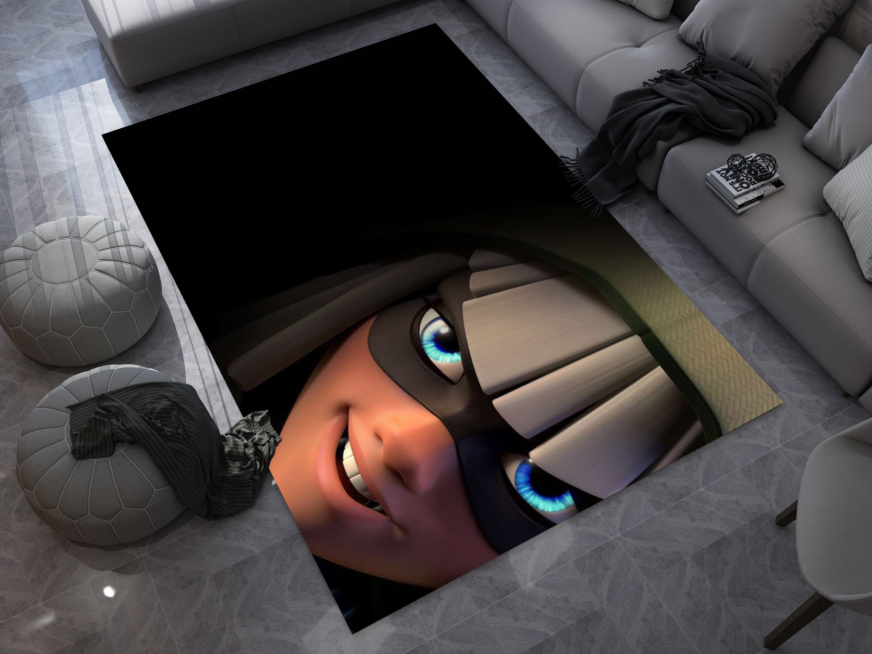 Clash Royale Rug, Gamer Carpet, Battle Arena Inspired Decor