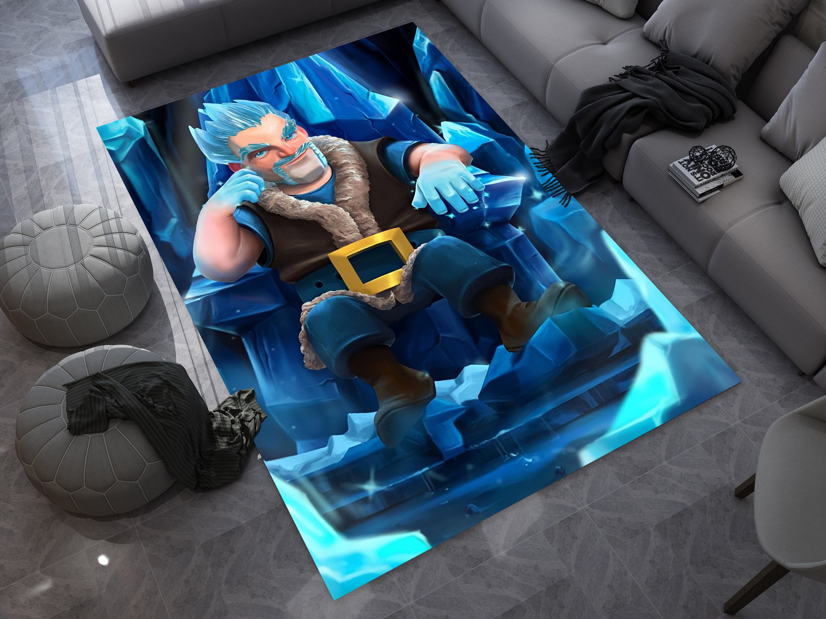 Clash Royale Rug, Gamer Carpet, Battle Arena Inspired Decor