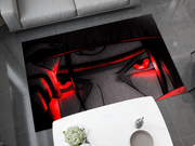 Itachi Uchiha Rug, Naruto Sharingan Rug, Anime Fan Decor