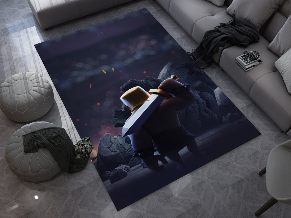 Clash Royale Rug, Gamer Carpet, Battle Arena Inspired Decor