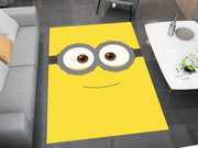 Minion Smile Rug, Cartoon-Inspired Carpet, Kids' Room Rug