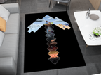 Minecraft Arrow Journey Custom Rug – Perfect for Gamers and Creators, Gamer Carpet