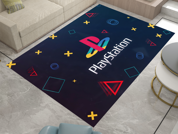 Playstation Rug, Gamer Decoration Carpet