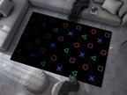 Playstation Rug, Gamer Decoration Carpet, Gaming Room Decoration