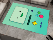 BMO Adventure Time Rug - Fun and Playful Gaming Console Design Cartoon Carpet