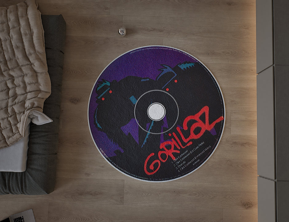 Gorillaz CD Rug, Album Cover Teppich, Music Decoration