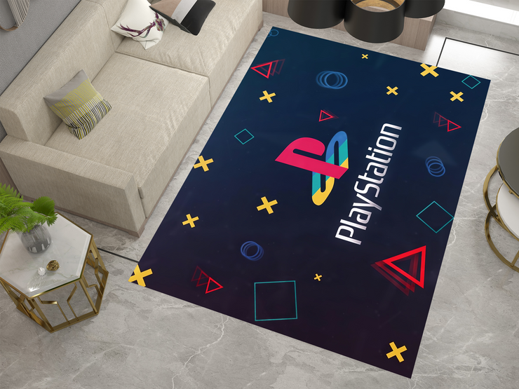 Playstation Rug, Gamer Decoration Carpet