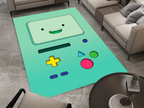 BMO Adventure Time Rug - Fun and Playful Gaming Console Design Cartoon Carpet